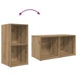 vidaXL Set dulap TV 8 pcs Stejar Artizanal 37 x 35 x 72 cm vidaXL Set dulap TV 8 pcs Stejar Artizanal 37 x 35 x 72 cm