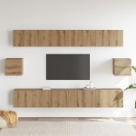 vidaXL Set de 6 cabinete TV Stejar Lemn Prelucrat