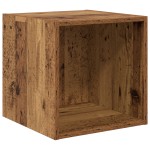 vidaXL Set comodă TV 4 pcs Lemn vechi 37 x 37 x 72 cm Lemn compozit vidaXL Set comodă TV 4 pcs Lemn vechi 37 x 37 x 72 cm Lemn compozit