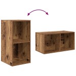 vidaXL Set comodă TV 4 pcs Lemn vechi 37 x 37 x 72 cm Lemn compozit vidaXL Set comodă TV 4 pcs Lemn vechi 37 x 37 x 72 cm Lemn compozit