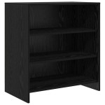 vidaXL Bufet cu raft cu ușă 2 pcs Stejar negru 70 x 41 x 75 cm Lemn compozit vidaXL Bufet cu raft cu ușă 2 pcs Stejar negru 70 x 41 x 75 cm Lemn compozit