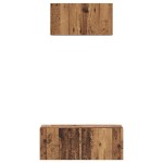 vidaXL Set comodă TV 2 pcs Lemn vechi 80 x 30 x 30 cm Lemn compozit vidaXL Set comodă TV 2 pcs Lemn vechi 80 x 30 x 30 cm Lemn compozit