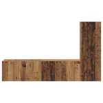 vidaXL Set comodă TV 3 pcs Lemn vechi 60 x 30 x 30 cm Lemn compozit vidaXL Set comodă TV 3 pcs Lemn vechi 60 x 30 x 30 cm Lemn compozit