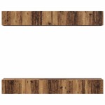 vidaXL Set comodă TV 6 pcs Lemn vechi 80 x 30 x 30 cm Lemn compozit vidaXL Set comodă TV 6 pcs Lemn vechi 80 x 30 x 30 cm Lemn compozit