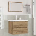vidaXL Set de mobilier pentru baie Pe perete 3 pcs Stejar negru vidaXL Set de mobilier pentru baie Pe perete 3 pcs Stejar negru
