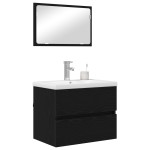 vidaXL Set de mobilier pentru baie Pe perete 3 pcs stejar artizanal vidaXL Set de mobilier pentru baie Pe perete 3 pcs stejar artizanal
