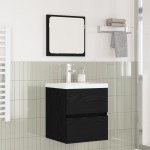 vidaXL Set de mobilier pentru baie 2 pcs Stejar Artisan și Alb