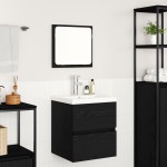 vidaXL Set de mobilier pentru baie 2 pcs Stejar Artisan și Alb