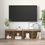 vidaXL Set comodă TV 2 pcs Stejar Artizanal Lemn compozit vidaXL Set comodă TV 2 pcs Stejar Artizanal Lemn compozit