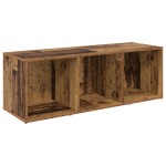 vidaXL Cabinet TV 4 pcs Lemn vechi 37 x 35 x 107.5 cm Lemn stratificat vidaXL Cabinet TV 4 pcs Lemn vechi 37 x 35 x 107.5 cm Lemn stratificat