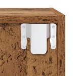 vidaXL Set comodă TV 2 pcs Lemn vechi 37 x 37 x 142.5 cm Lemn compozit vidaXL Set comodă TV 2 pcs Lemn vechi 37 x 37 x 142.5 cm Lemn compozit