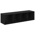 vidaXL Set comodă TV Pe perete 2 pcs Stejar negru 37 x 37 x 142.5 cm vidaXL Set comodă TV Pe perete 2 pcs Stejar negru 37 x 37 x 142.5 cm