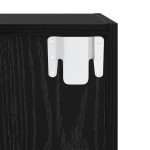 vidaXL Set comodă TV Pe perete 2 pcs Stejar negru 37 x 37 x 142.5 cm vidaXL Set comodă TV Pe perete 2 pcs Stejar negru 37 x 37 x 142.5 cm