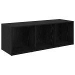 vidaXL Cabinet TV 3 pcs Stejar negru 37 x 35 x 107.5 cm vidaXL Cabinet TV 3 pcs Stejar negru 37 x 35 x 107.5 cm