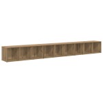 vidaXL Cabinet TV 3 pcs stejar artizanal 37 x 35 x 107.5 cm vidaXL Cabinet TV 3 pcs stejar artizanal 37 x 35 x 107.5 cm