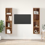 vidaXL Dulap pentru TV pe Perete 4 pcs Lemn vechi 37 x 37 x 72 cm