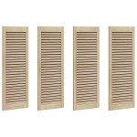 vidaXL Ușă de Dulap cu ușă 4 pcs natural 140.5 x 2.1 x 49.5 cm