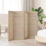 vidaXL Ușă de Dulap cu ușă 4 pcs natural 140.5 x 2.1 x 49.5 cm