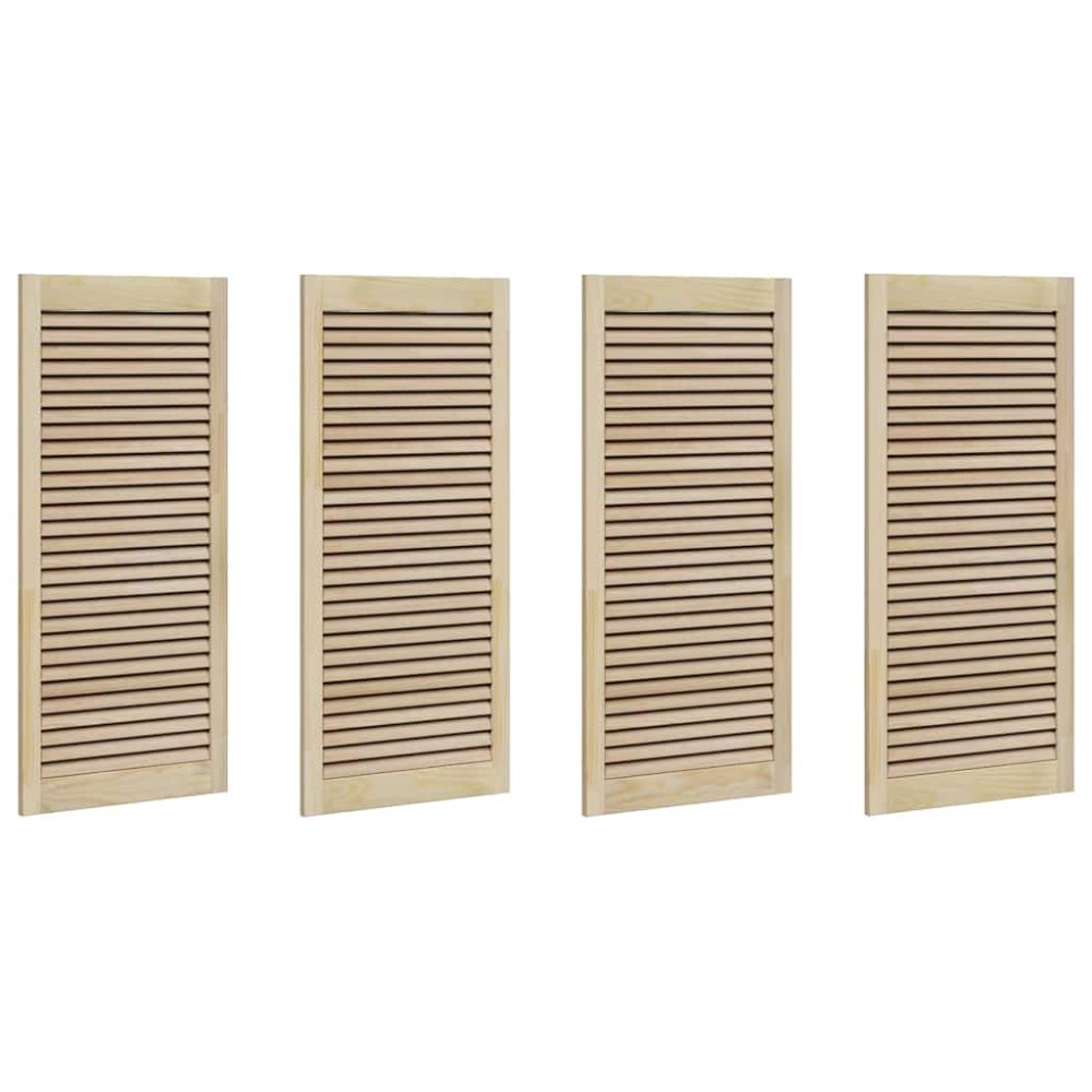 vidaXL Ușă de Dulap cu ușă 4 pcs natural 140.5 x 2.1 x 49.5 cm