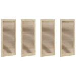 vidaXL Ușă de Dulap cu ușă 4 pcs natural 140.5 x 2.1 x 49.5 cm