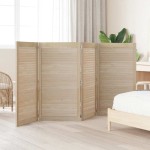 vidaXL Ușă de Dulap cu ușă 4 pcs natural 140.5 x 2.1 x 49.5 cm