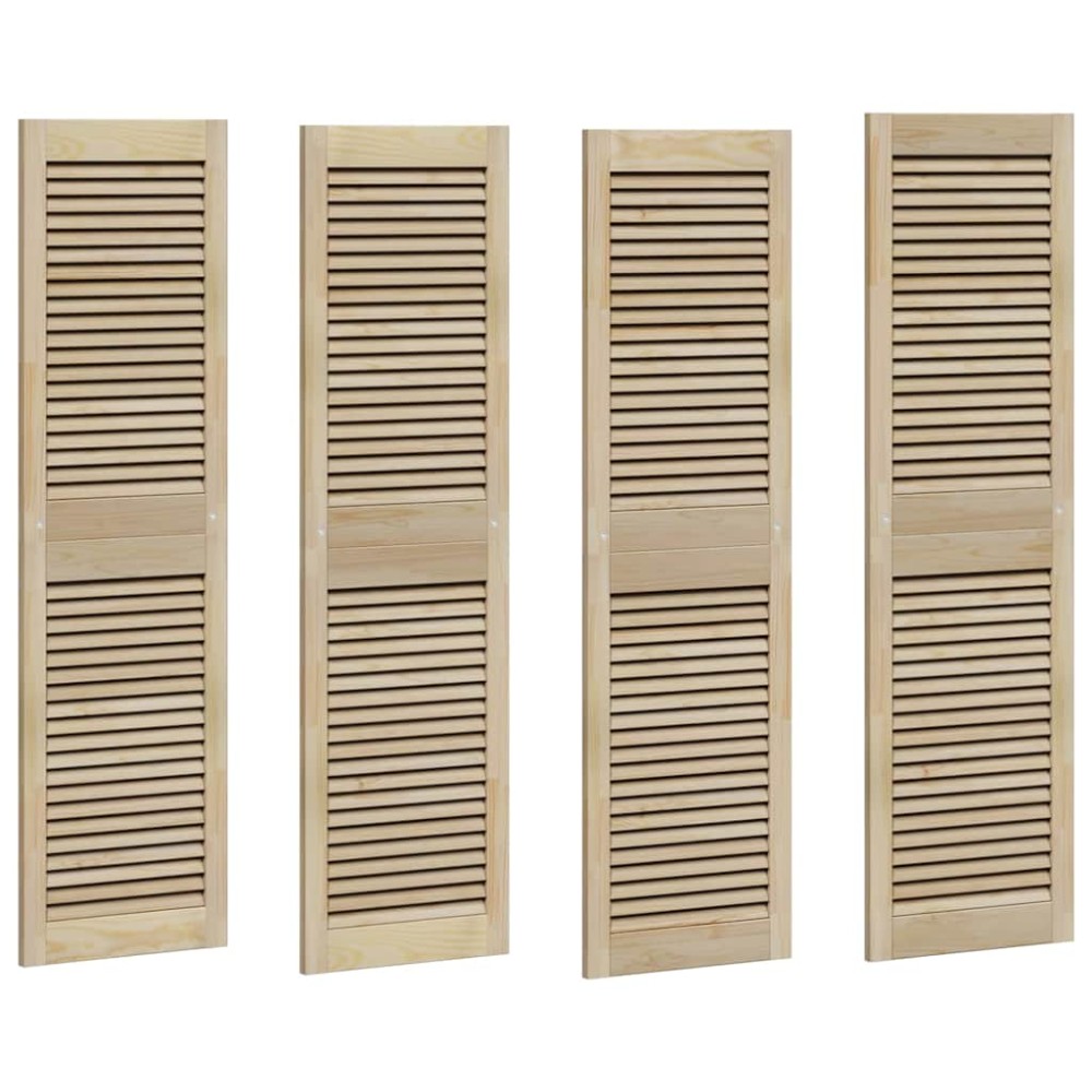 vidaXL Ușă de Dulap cu ușă 4 pcs natural 140.5 x 2.1 x 49.5 cm