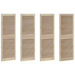 vidaXL Ușă de Dulap cu ușă 4 pcs natural 140.5 x 2.1 x 49.5 cm