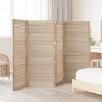 vidaXL Ușă de Dulap cu ușă 4 pcs natural 140.5 x 2.1 x 49.5 cm