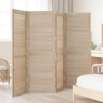 vidaXL Ușă de Dulap cu ușă 4 pcs natural 140.5 x 2.1 x 49.5 cm