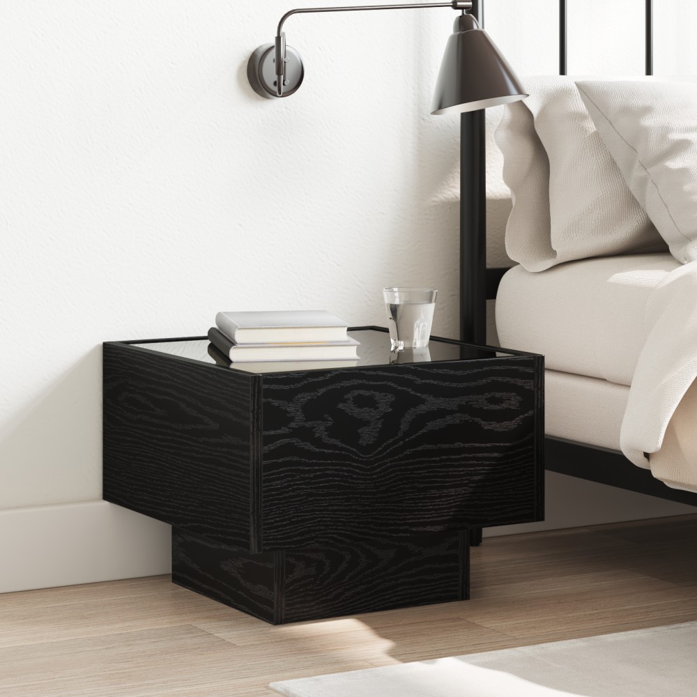 vidaXL Dulap de depozitare Stejar negru 40 x 40 x 30 cm