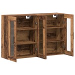 vidaXL Mobilier cu Montaj pe Perete 2 pcs Lemn vechi 69.5 x 34 x 90 cm vidaXL Mobilier cu Montaj pe Perete 2 pcs Lemn vechi 69.5 x 34 x 90 cm