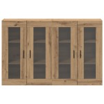 vidaXL Mobilier cu Montaj pe Perete 2 pcs stejar artizanal vidaXL Mobilier cu Montaj pe Perete 2 pcs stejar artizanal