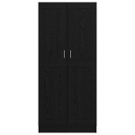 vidaXL Dulap pentru cărți Stejar negru 82.5 x 30.5 x 185 cm vidaXL Dulap pentru cărți Stejar negru 82.5 x 30.5 x 185 cm