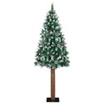 vidaXL Brad de Crăciun Slim LED-uri și Set de Bile Verde 210 cm PVC vidaXL Brad de Crăciun Slim LED-uri și Set de Bile Verde 210 cm PVC