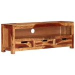 vidaXL Comodă TV, 110x30x40 cm, lemn masiv de acacia