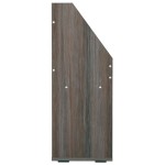 vidaXL Raft reviste copii gri/sonoma 71x30x78,5 cm lemn prelucrat vidaXL Raft reviste copii gri/sonoma 71x30x78,5 cm lemn prelucrat