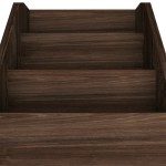 vidaXL Raft reviste copii, stejar afumat, 71x30x78,5cm, lemn prelucrat vidaXL Raft reviste copii, stejar afumat, 71x30x78,5cm, lemn prelucrat