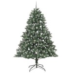 vidaXL Brad de Crăciun artificial Verde 240 cm PVC vidaXL Brad de Crăciun artificial Verde 240 cm PVC