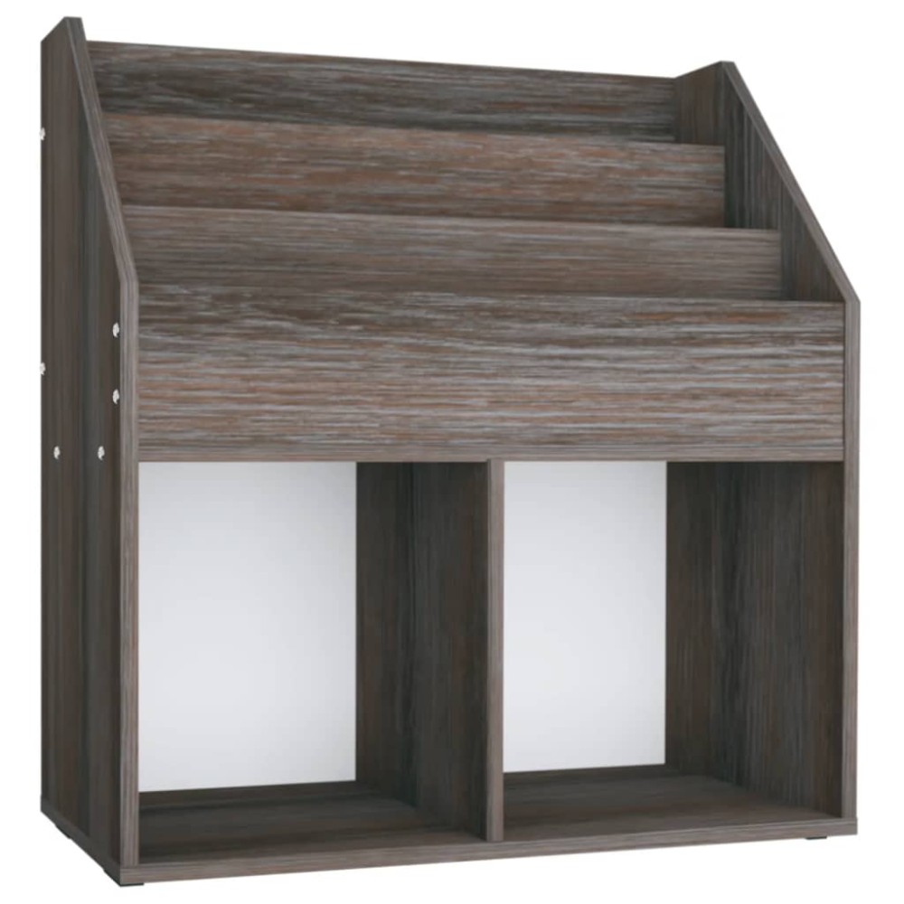 vidaXL Raft reviste copii, stejar sonoma, 71x30x78,5cm, lemn prelucrat