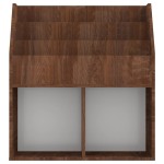 vidaXL Raft reviste copii, stejar maro, 71x30x78,5cm, lemn prelucrat vidaXL Raft reviste copii, stejar maro, 71x30x78,5cm, lemn prelucrat