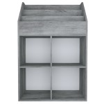 vidaXL Raft de reviste pentru copii, gri, 71x30x114 cm, lemn prelucrat vidaXL Raft de reviste pentru copii, gri, 71x30x114 cm, lemn prelucrat