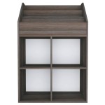 vidaXL Raft reviste copii gri/stejar sonoma 71x30x114cm lemn prelucrat vidaXL Raft reviste copii gri/stejar sonoma 71x30x114cm lemn prelucrat