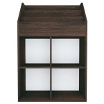 vidaXL Raft reviste copii, stejar afumat, 71x30x114 cm, lemn prelucrat vidaXL Raft reviste copii, stejar afumat, 71x30x114 cm, lemn prelucrat