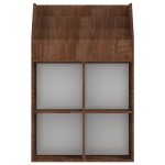 vidaXL Raft reviste copii, stejar maro, 71x30x114 cm, lemn prelucrat vidaXL Raft reviste copii, stejar maro, 71x30x114 cm, lemn prelucrat