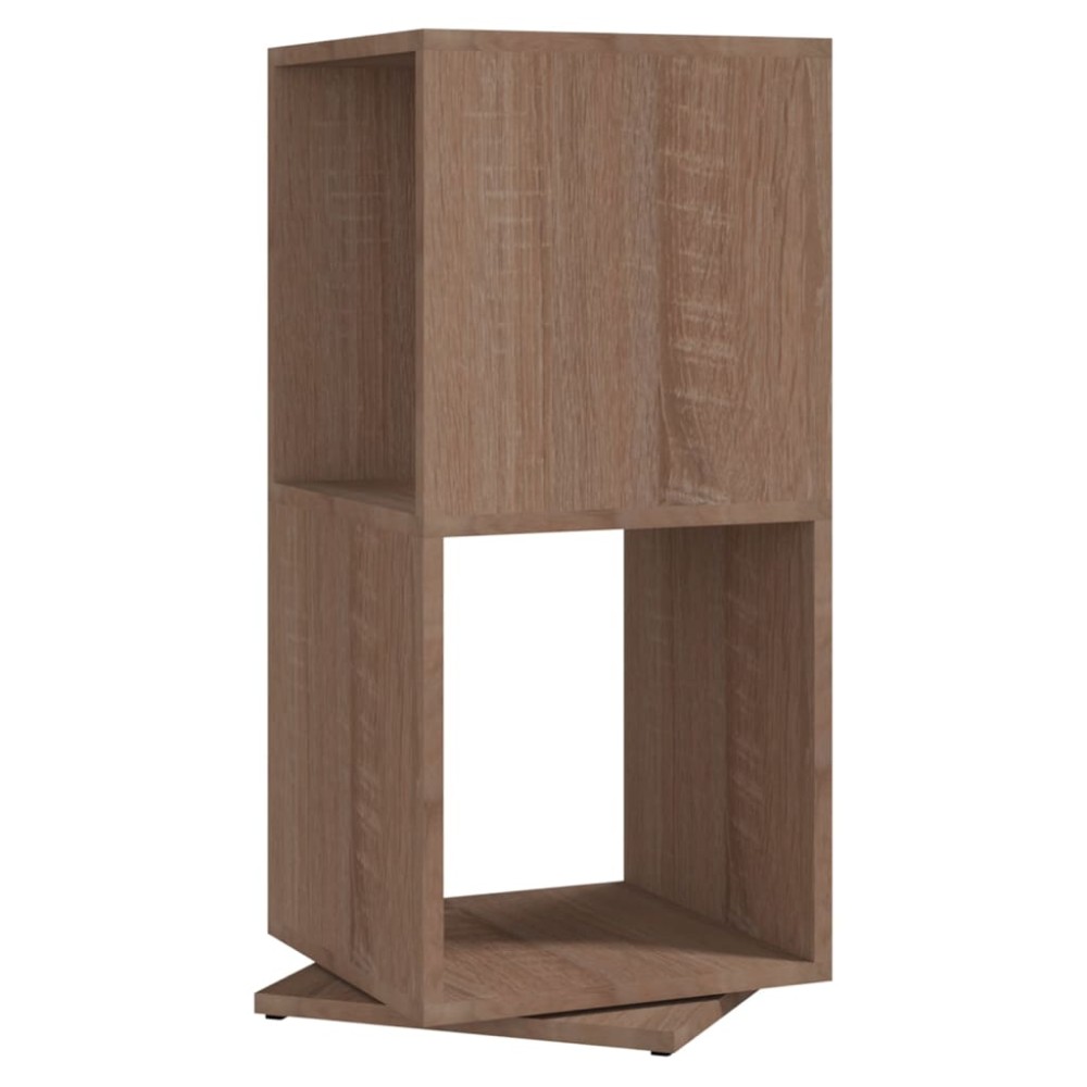 vidaXL Dulap rotativ, stejar sonoma, 34,5x34,5x75,5cm, lemn prelucrat