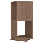 vidaXL Dulap rotativ, stejar sonoma, 34,5x34,5x75,5cm, lemn prelucrat
