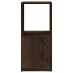 vidaXL Dulap rotativ, stejar afumat 34,5x34,5x75,5 cm, lemn prelucrat