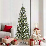 vidaXL Brad de Crăciun artificial Verde 180 cm PVC vidaXL Brad de Crăciun artificial Verde 180 cm PVC
