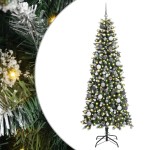 vidaXL Brad de Crăciun artificial Verde 210 cm PVC vidaXL Brad de Crăciun artificial Verde 210 cm PVC