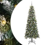 vidaXL Brad de Crăciun artificial Verde 240 cm PVC